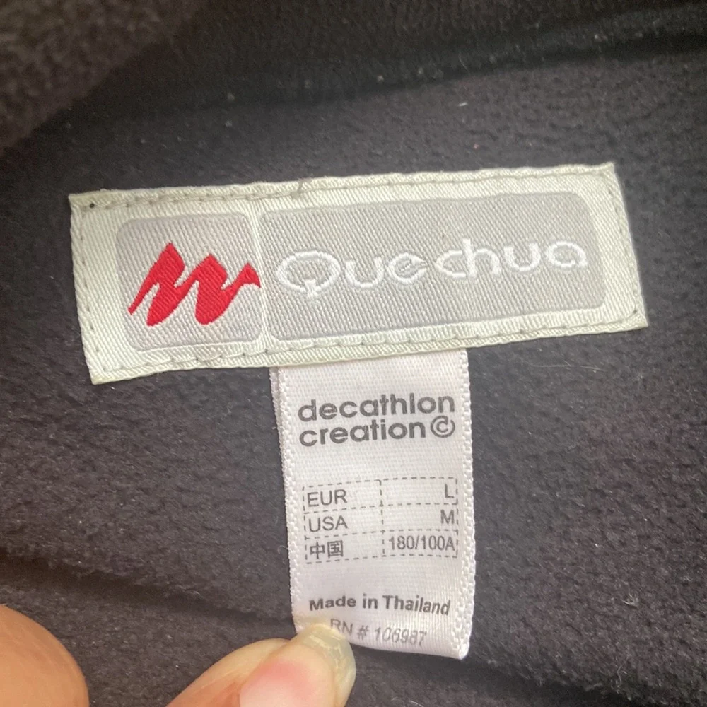 Quechua Men's Hiking Fleece Size Medium